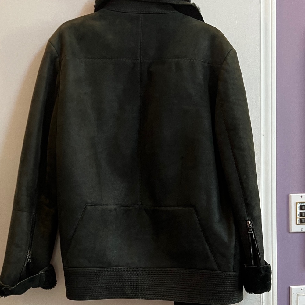 Toscana real sheepskin shearling jacket size M - Picture 5 of 9